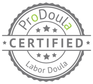 ProDoula Certified Labor Doula badge
